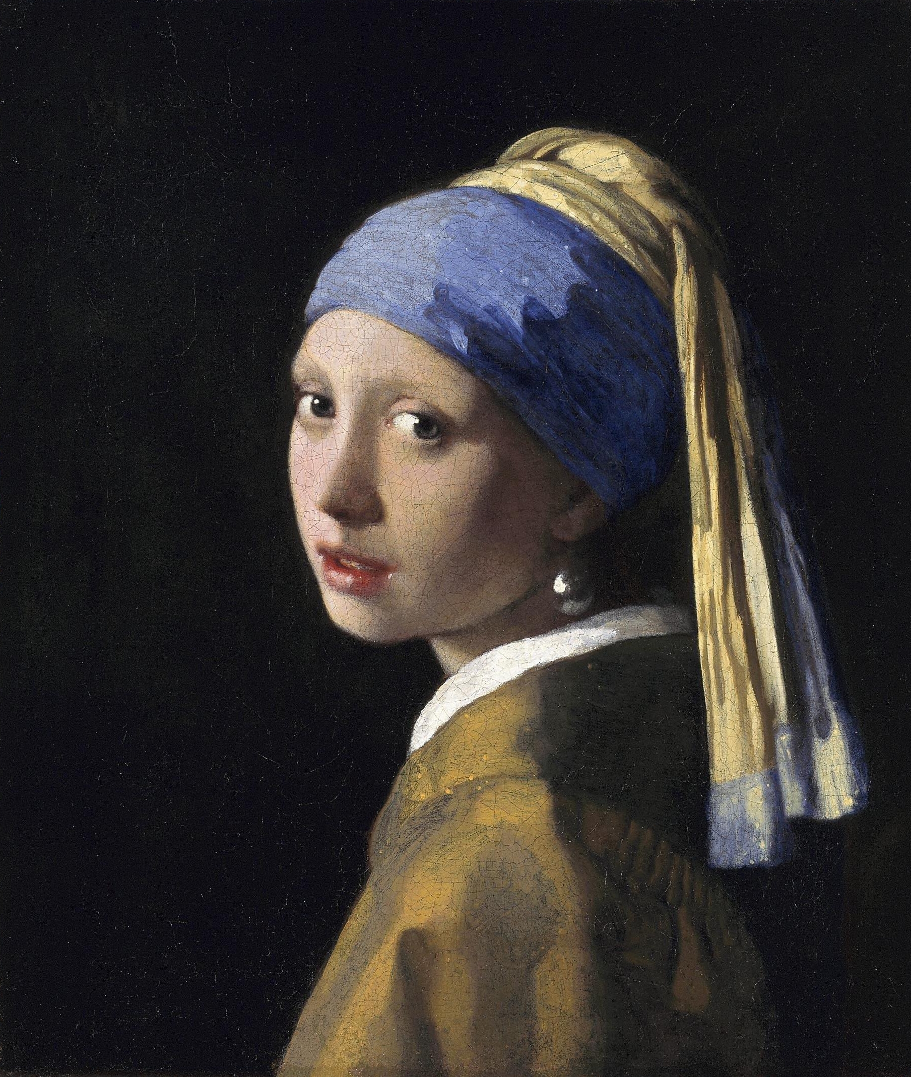 Johannes Vermeer - Mädchen mit dem Perlenohrring: Niederländisches Goldenes Zeitalter mit Chiaroscuro